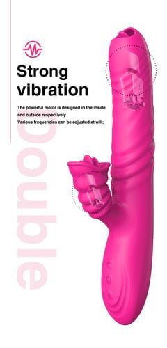 wibrator angelia usb 3 functions of thrusting / 20 vibrations pink na Arena.pl