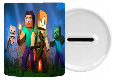 Skarbonka Ceramiczna Minecraft - Nowy Świat na Arena.pl