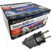 LAMPKI CHOINKOWE SOPLE 400 LED ZEWNĘTRZNE + FLASH