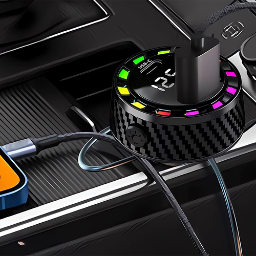 ŁADOWARKA SAMOCHODOWA USB-C 15W USB-A 15W DO GNIAZDA ZAPALNICZKI SZYBKA na Arena.pl