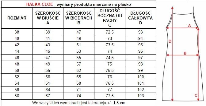 Halka damska Cloe 44 Biały zdjęcie 6