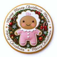 CIASTKO LUKROWANE MAMIK FAMILY EWA ROZ.M KOŁO RĘCZNIE ROBIONE