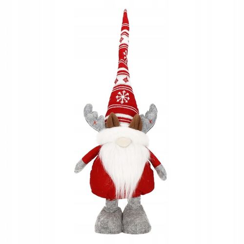 RENIFER KRASNAL ŚWIĄTECZNY TELESKOPOWY duży GNOM wysoki 80cm REGULOWANY na Arena.pl