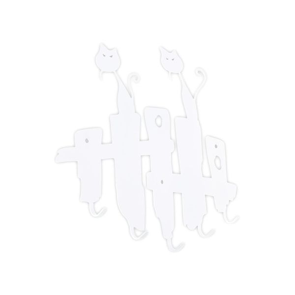 Wieszak ścienny Koty biały zdjęcie 2