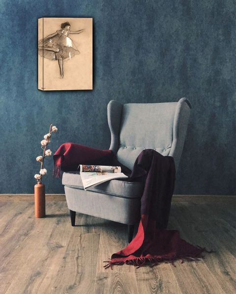 Dancer on pointe, Edgar Degas - obraz na płótnie 70x100 cm zdjęcie 2