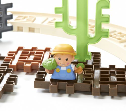 Klocki Waffle Blocks Pociąg parowy na Arena.pl
