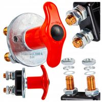 Wyłącznik odłącznik prądu akumulatora masy HEBEL 12V 24V 2000A przełącznik