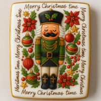 CIASTKO LUKROWANE DZIADEK DO ORZECHÓW NO24 PROSTO ROZ.L RĘCZNIE ROBIONE