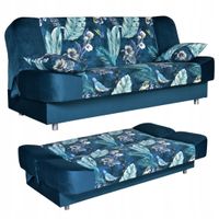 Kanapa sofa Sara Print Duo rozkładana wersalka spania bonell łóżko