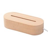 Podstawa lampy LED - owalna 14,5 cm - ciepłe światło