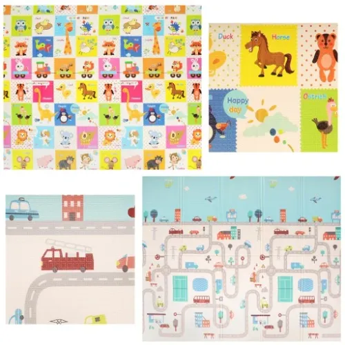 MATA EDUKACYJNA DLA NIEMOWLĄT INTERAKTYWNA PIANKOWA DWUSTRONNA 200X180 XPE na Arena.pl