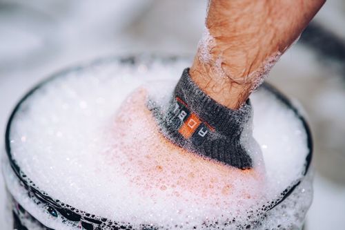 ZESTAW DO MYCIA AUTA rękawica z mikrofibry + ręcznik do osuszania + szampon na Arena.pl