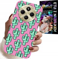ETUI DO XIAOMI REDMI 14C 4G - KAKTUSY, KAKTUS NA RÓŻOWYM TLE + FOLIA
