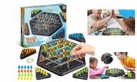 Gra Planszowa Gra Logiczna Triggle Gumki Recepturki 3D Duża Triangle Chess