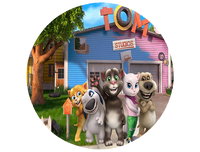 Opłatek na tort Gadający Kot