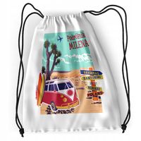 Plecak Sportowy Szkolny Dla Mileny Córki Dziecka Z Nadrukiem Ze Zdjęciem