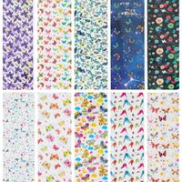 10x Allepaznokcie Folie Transferowe Magic Butterflies 100cm XKZ-09-06