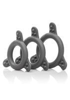 pro series silicone ring set black