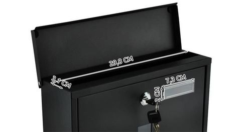 Skrzynka na listy - czarna na Arena.pl