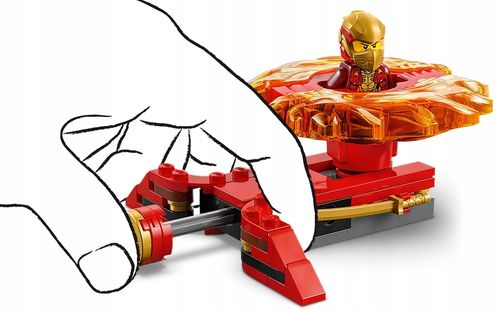 71823 - lego ninjago - smoczy spinner spinjitzu kaia na Arena.pl