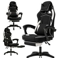 fotel gamingowy obrotowy vector z masażerem i podnóżkiem ko48b