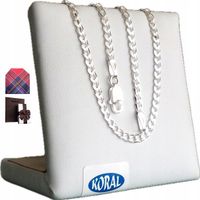 Pancerka Łańcuszek Srebrny Naszyjnik próba 925 (na PREZENT)