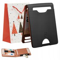 James Hawk Smart Wallet skórzany mały portfel męski na karty Slim RFID