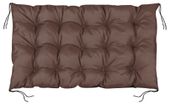 Poduszka ogrodowa 120x80 cm na ławkę palety wodoodporna brązowa
