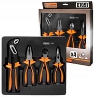 C7097 KOMPLET SZCZYPIEC ZESTAW KOMBINERKI OBCINACZKI 4 ELEMENTY RICHMANN