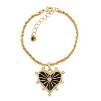 Bransoletka z sercem z kolekcji Bella (B23/ZWE/42AU)