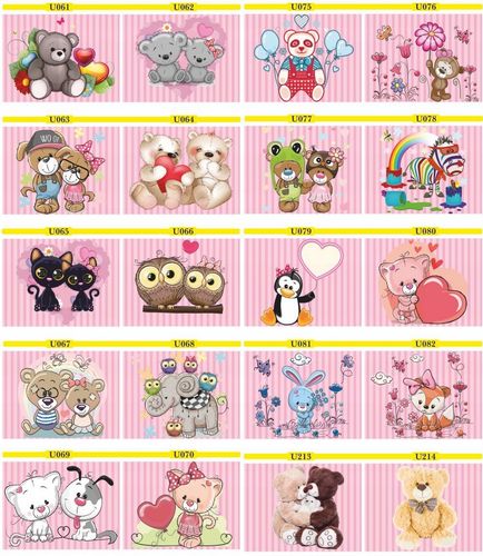 FOTOTAPETA MISIE pluszaki pastele kolorowe DZIECI na Arena.pl