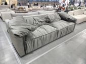 KANAPA SOFA BLOOM CIEMNY SZARY WELUR
