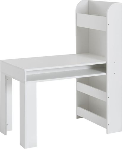 Biurko dziecięce białe z regałem do pokoju dla dziecka stolik na Arena.pl