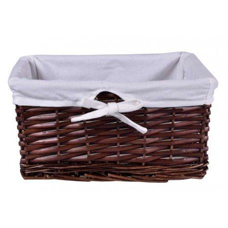Koszyk wiklinowy 30x20x15 - brązowy zdjęcie 2