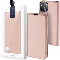 dux ducis skin pro kabura etui pokrowiec z klapką iphone 14 plus różowy