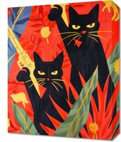 Obraz 40x50cm Dżungla w Odcieniach Nocy