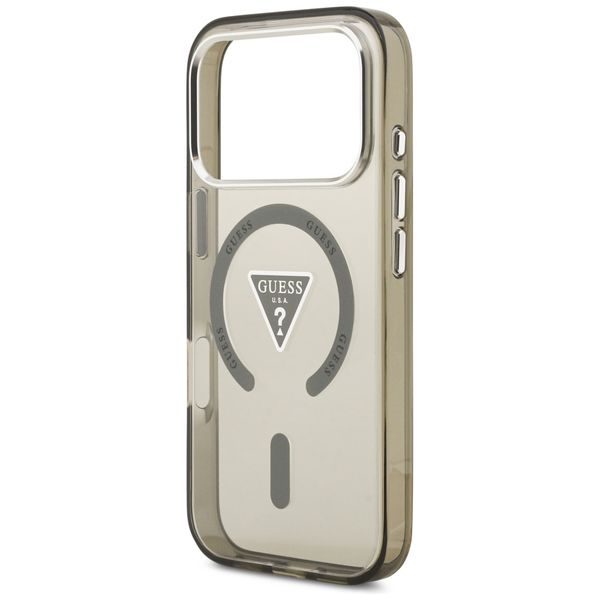 etui guess iml gradient triangle logo    magsafe do iphone 17 pro khaki zdjęcie 6