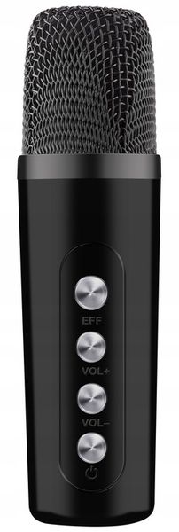 GŁOŚNIK BLUETOOTH Z MIKROFONEM KARAOKE MODE BT 5.4 USB LED MIKROFON 2X zdjęcie 10