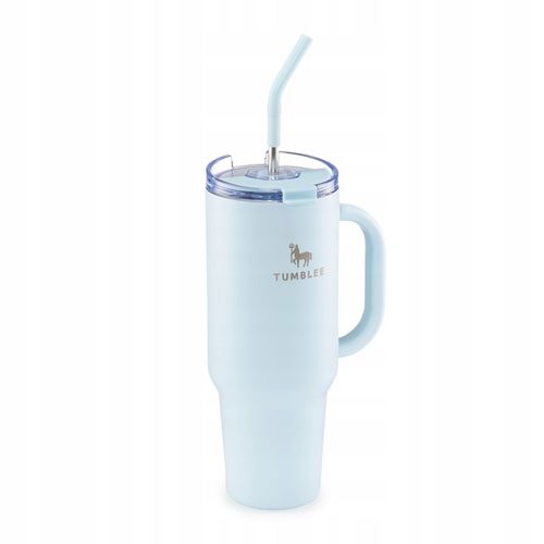 KUBEK TERMICZNY ZE SŁOMKĄ NA KAWĘ HERBATĘ DO SAMOCHODU SZCZELNY 1200 ml na Arena.pl