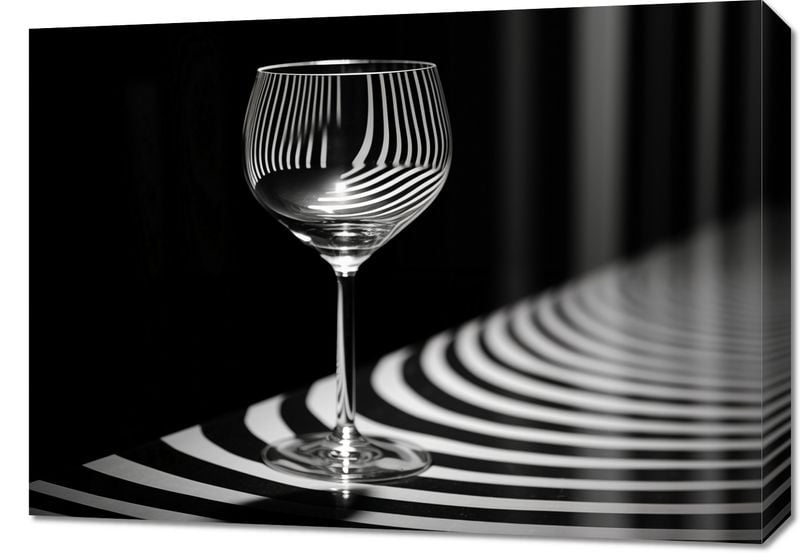 Obraz 70x50cm Refleksje nad Szkłem zdjęcie 1