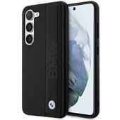 Etui BMW BMHCS23M22RDPK S23+ S916 czarny/black hardcase Leather Textured