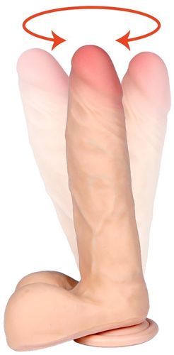 Dildo Rotacyjne Z Cyber Skóry - Loveclonex Neptun 8" na Arena.pl