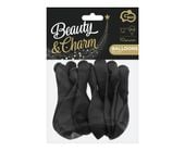balony beauty&charm pastelowe czarne 10szt