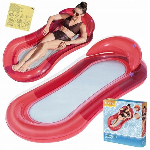 Materac z siatką dmuchany do pływania hamak wodny z oparciem Bestway 43103 na Arena.pl