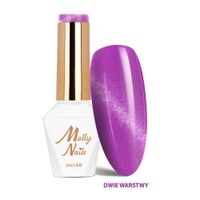 Lakier hybrydowy LED/UV Gel Polish Cat Eye Pastel Nr 273 MollyNails 8g