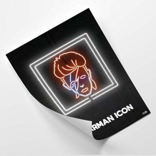 Plakat, Neony David Bowie 40x60 na Arena.pl