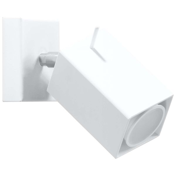 Kinkiet LAMPA ścienna SL.0095 metalowa OPRAWA regulowany reflektorek biały zdjęcie 1