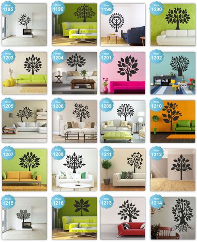 NAKLEJKI na ścianę ścienne DRZEWO drzewa 160cm na Arena.pl