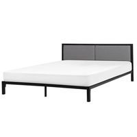 Łóżko metalowe 180 x 200 cm czarne CLAMART