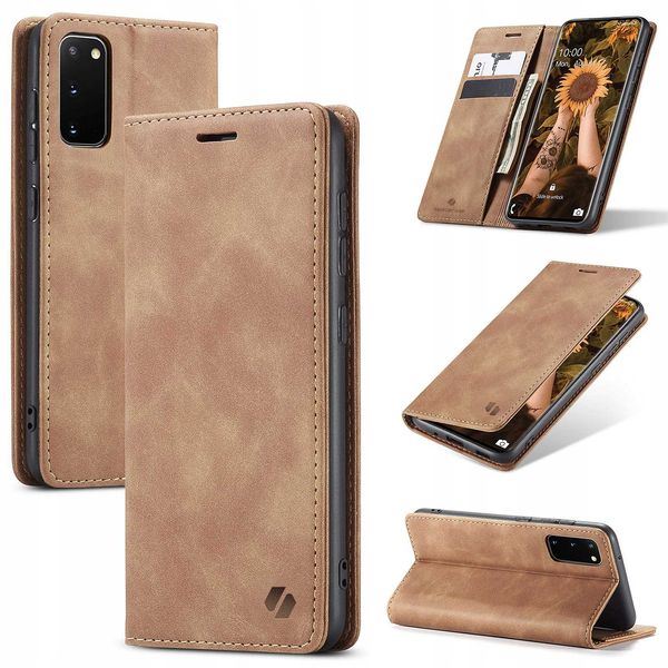 Spacecase Wallet Galaxy S20 Light Brown zdjęcie 11